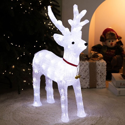 크리스마스 LED 화이트 아크릴 사슴 60cm(리모컨 포함)크리스마스 LED 화이트 아크릴 사슴 60cm(리모컨 포함)리틀타익스 노원점리틀타익스 노원점
